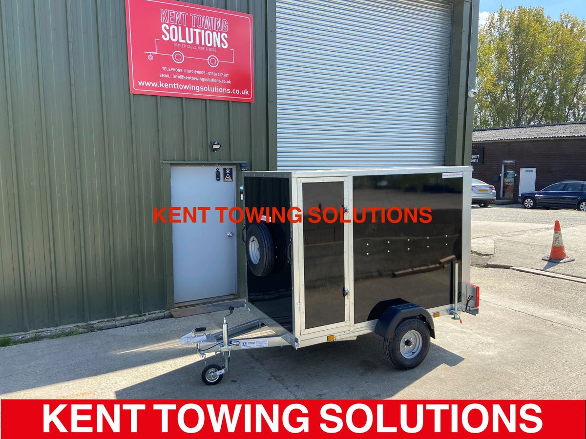 New Tickners ECO745 7FT X 4FT X 5FT Box Trailer Lockable & Side Door